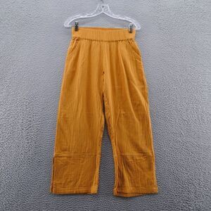 Pact Women's Wide Leg Pants in Mustard